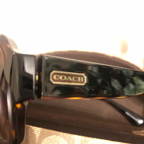 Coach L923 Rita Dark Tortoise Sunglasses - Picture 7 of 10